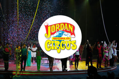 Wednesday March 5 6:30 pm The Jordan World Circus Family Pass 2 Adults 3 Children Great Value $20