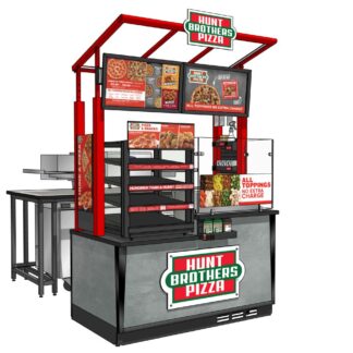 Hunt Brothers Pizza Inside La Tienda..Enjoy 3-12" Pizza's..Up To 10 Toppings And Your Choice Of Crust!